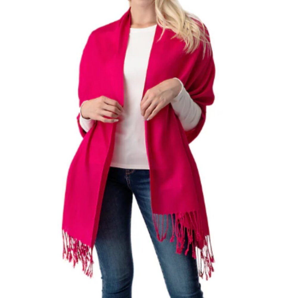 Pashmina Shawl in Fuchsia